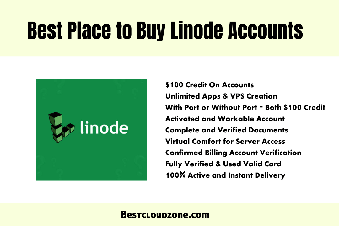Linode accounts for the sale